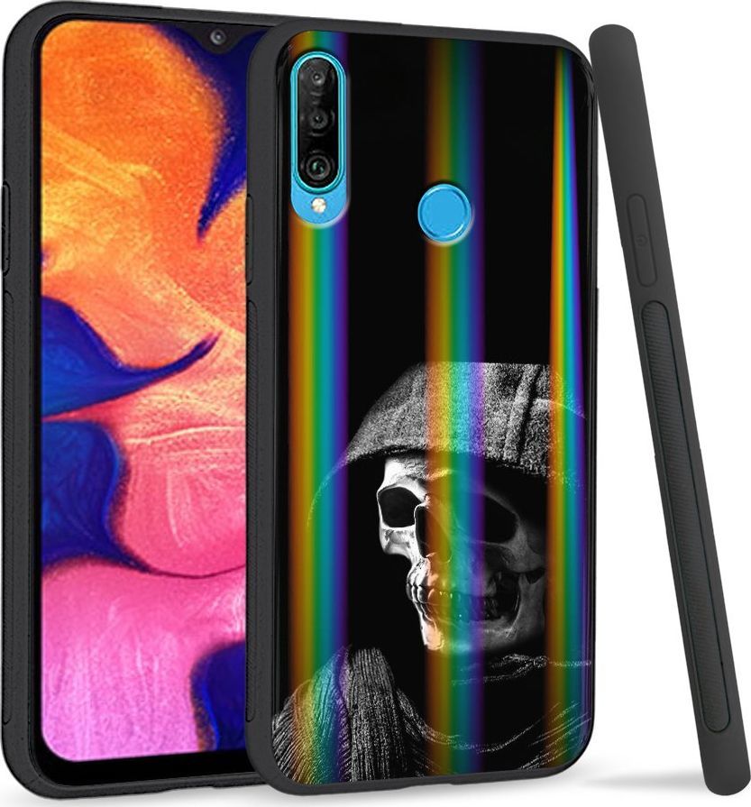 Super Fashion Etui Rainbow Series na Huawei P30 Lite Szkieletor 1