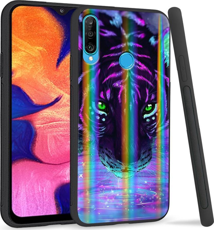 Super Fashion Etui Rainbow Series na Huawei P30 Lite Tiger 1