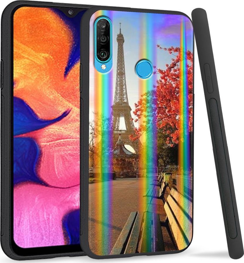 Super Fashion Etui Rainbow Series na Huawei P30 Lite Paris 1