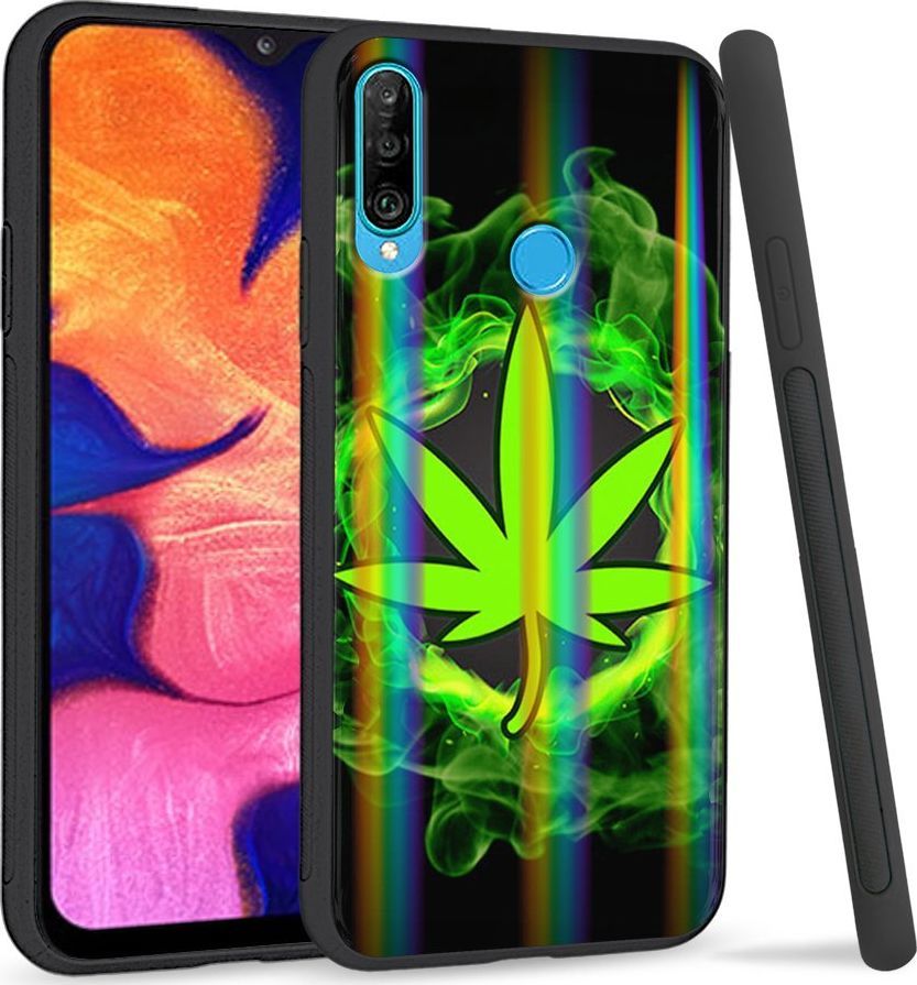 Super Fashion Etui Rainbow Series na Huawei P30 Lite Zielone Zioło 1