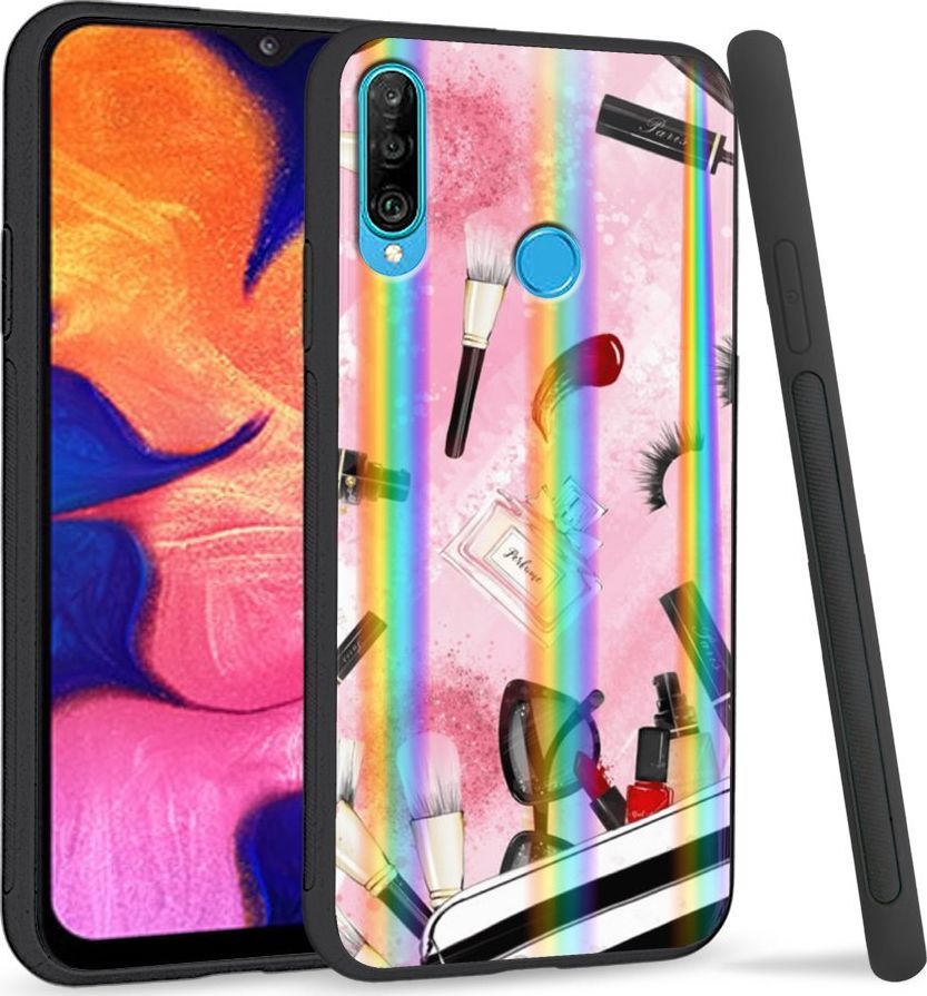 Super Fashion Etui Rainbow Series na Huawei P30 Lite Make'up 1