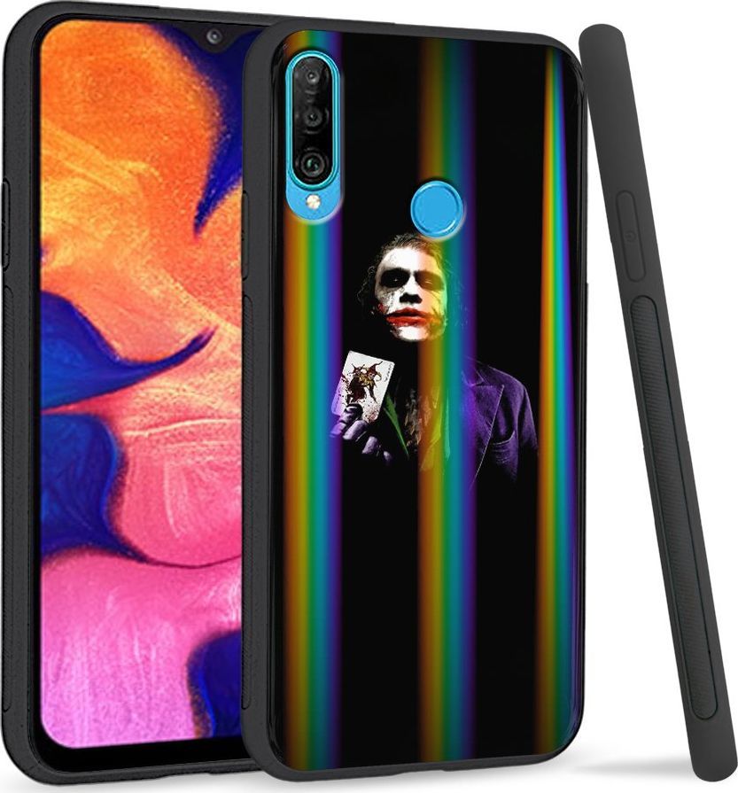 Super Fashion Etui Rainbow Series na Huawei P30 Lite Czarny Joker 1