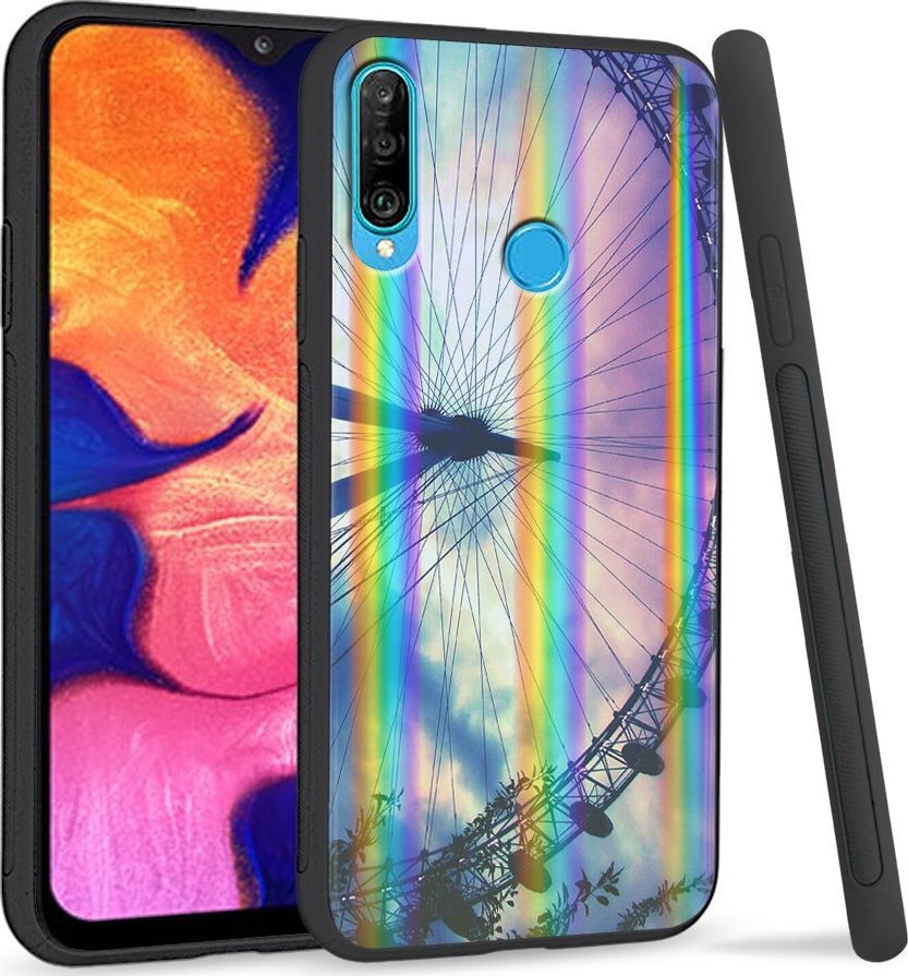 Super Fashion Etui Rainbow Series na Huawei P30 Lite Rollercoster 1