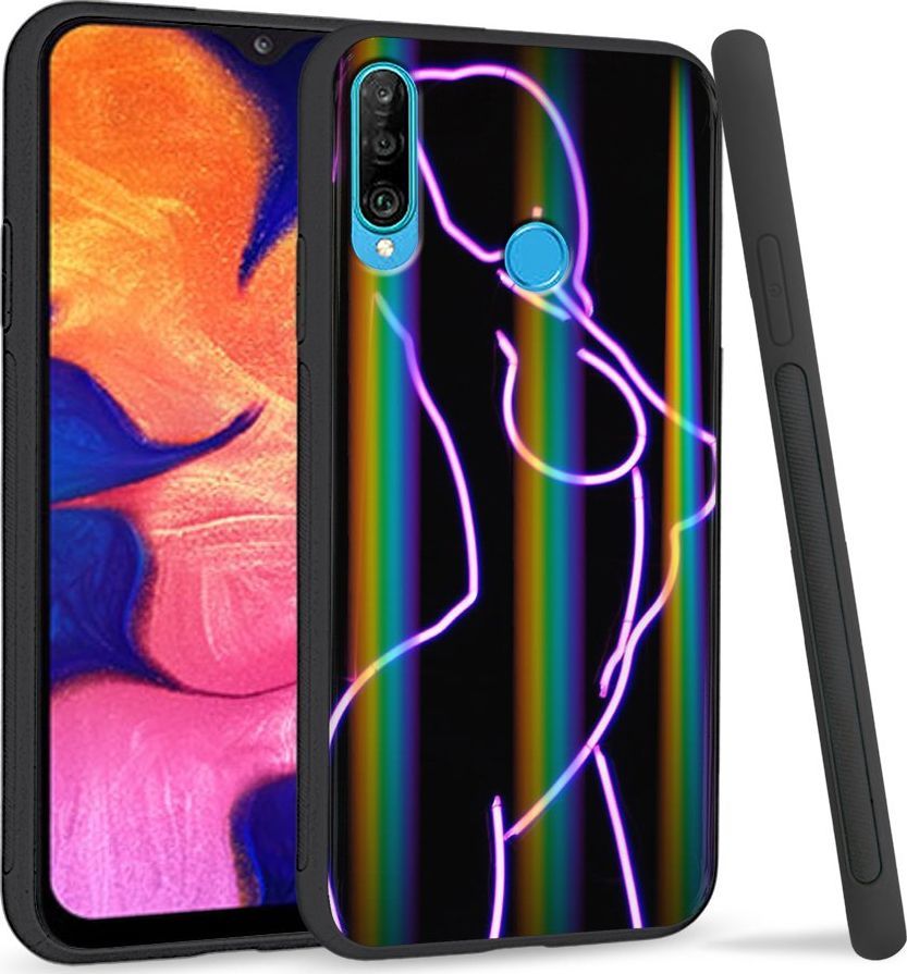 Super Fashion Etui Rainbow Series na Huawei P30 Lite Lady Black 1