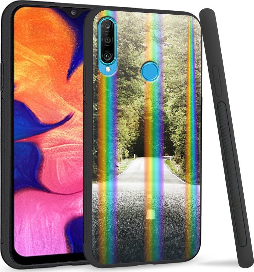 Super Fashion Etui Rainbow Series na Huawei P30 Lite Droga przez las 1