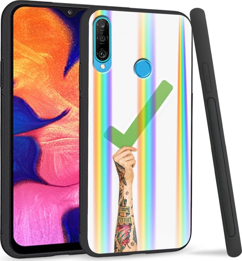 Super Fashion Etui Rainbow Series na Huawei P30 Lite Jestem na tak 1