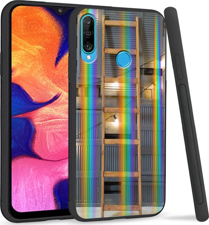 Super Fashion Etui Rainbow Series na Huawei P30 Lite Drabina 1