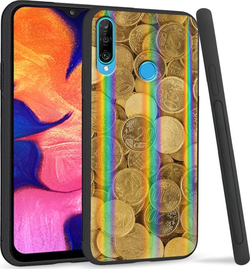 Super Fashion Etui Rainbow Series na Huawei P30 Lite Coins 1