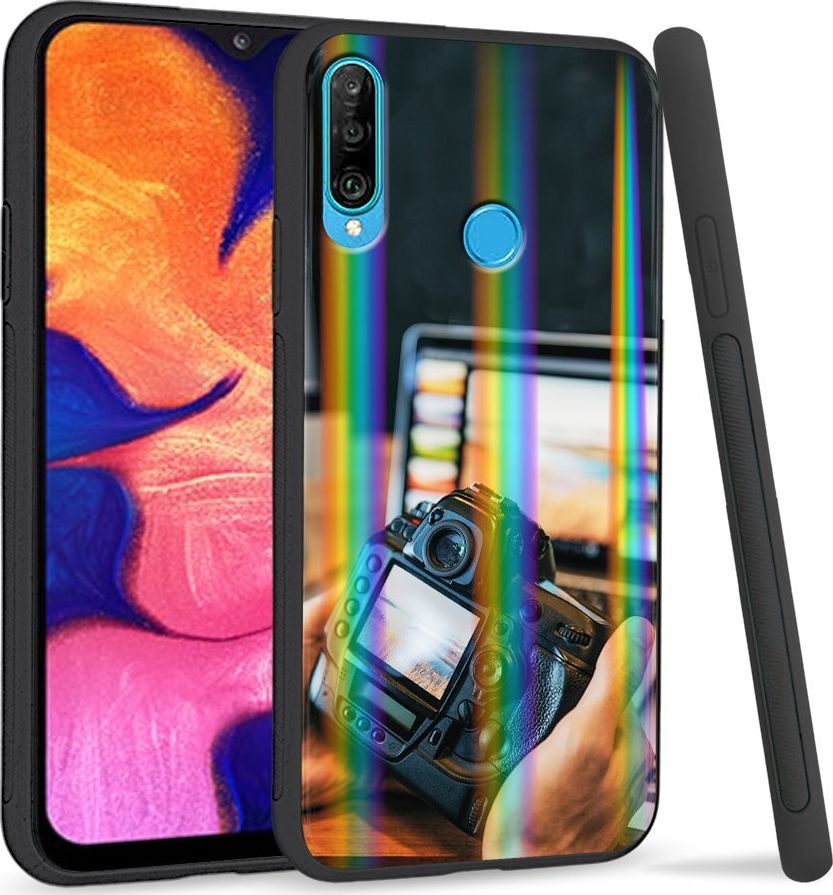 Super Fashion Etui Rainbow Series na Huawei P30 Lite Zestaw fotografa 1