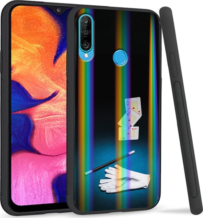 Super Fashion Etui Rainbow Series na Huawei P30 Lite Zestaw magika 1