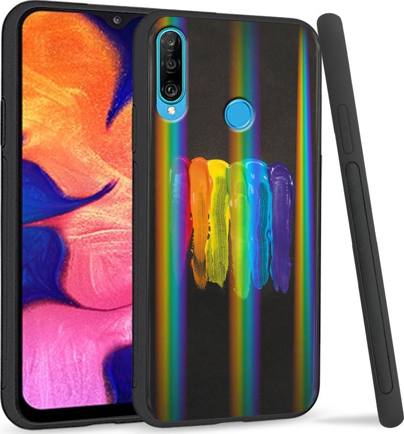 Super Fashion Etui Rainbow Series na Huawei P30 Lite Zabarwienie 1