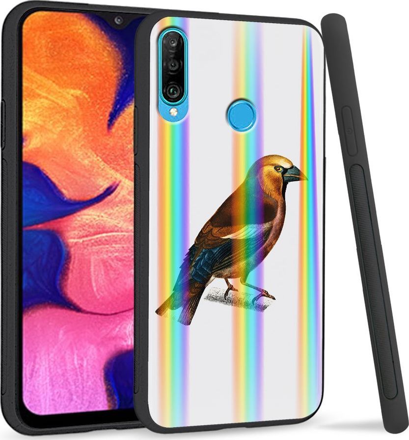 Super Fashion Etui Rainbow Series na Huawei P30 Lite Sójka 1