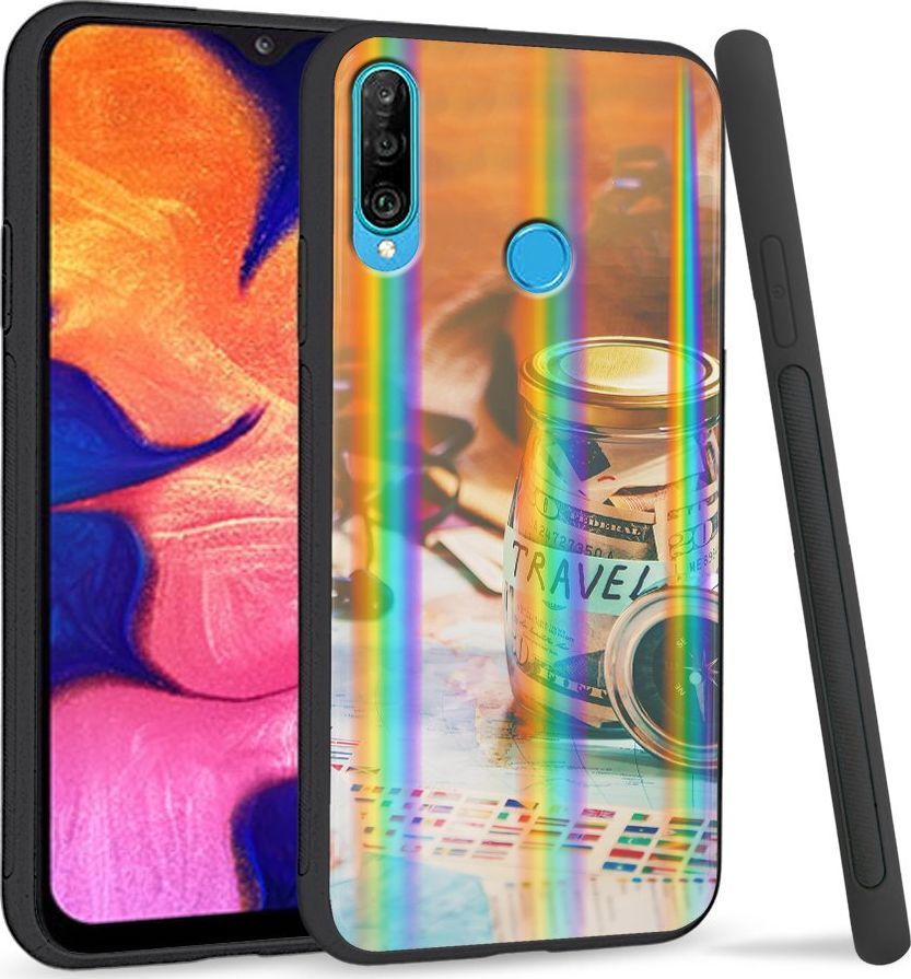 Super Fashion Etui Rainbow Series na Huawei P30 Lite Słoik 1