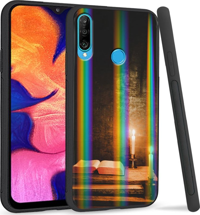 Super Fashion Etui Rainbow Series na Huawei P30 Lite Świece 1