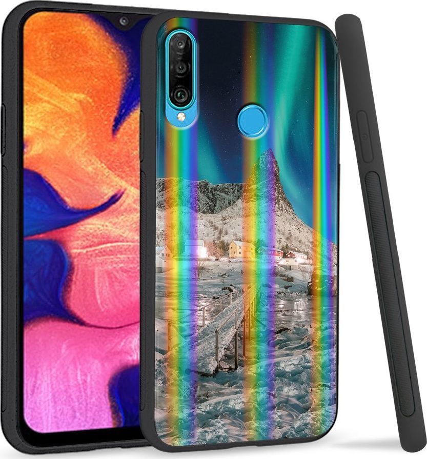 Super Fashion Etui Rainbow Series na Huawei P30 Lite Zorza 1