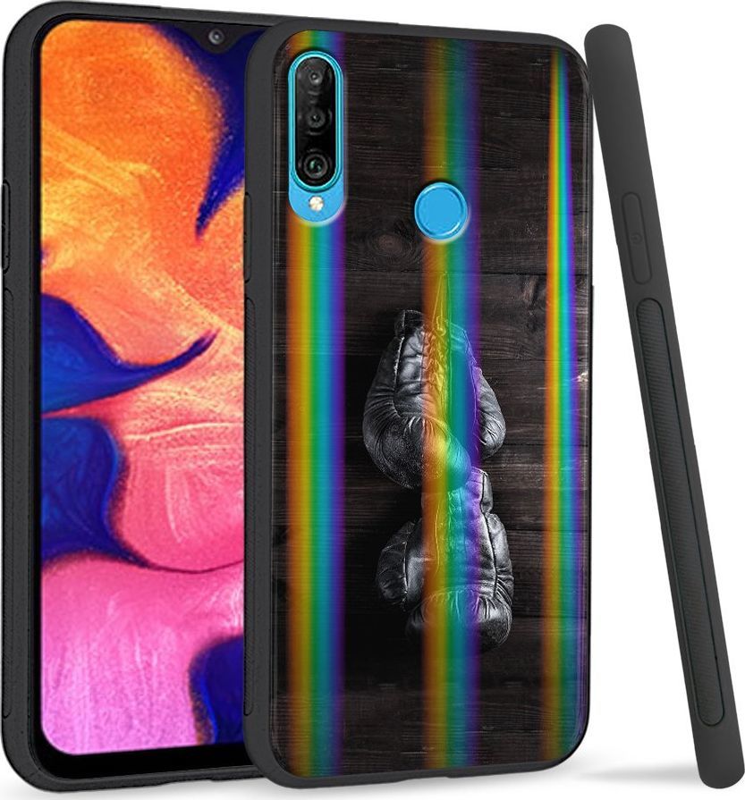 Super Fashion Etui Rainbow Series na Huawei P30 Lite Stare rękawice 1