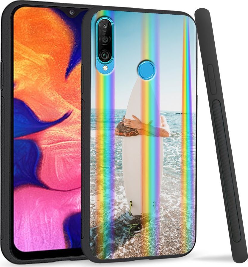 Super Fashion Etui Rainbow Series na Huawei P30 Lite Kocham surfing 1