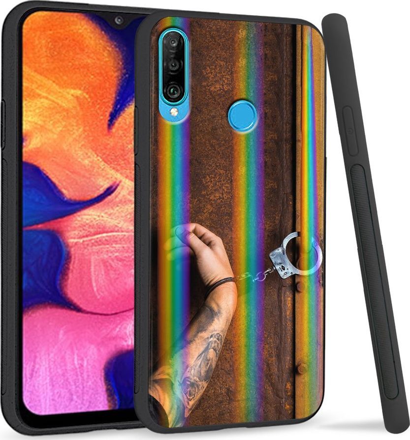 Super Fashion Etui Rainbow Series na Huawei P30 Lite Uwięziony 1