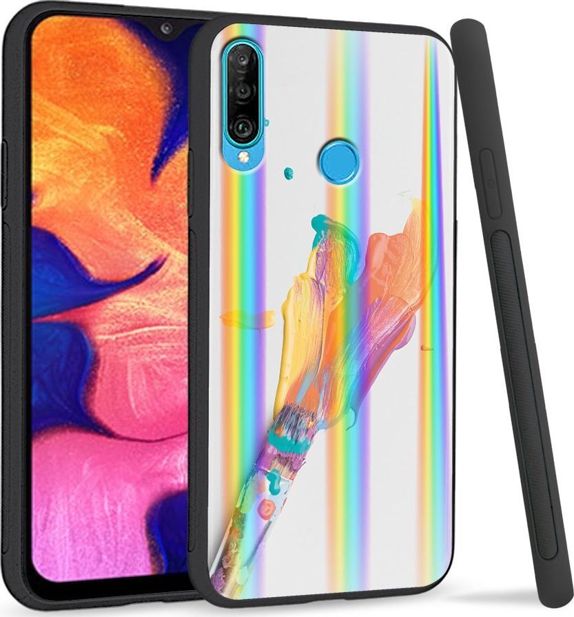 Super Fashion Etui Rainbow Series na Huawei P30 Lite Pastelowe farby 1