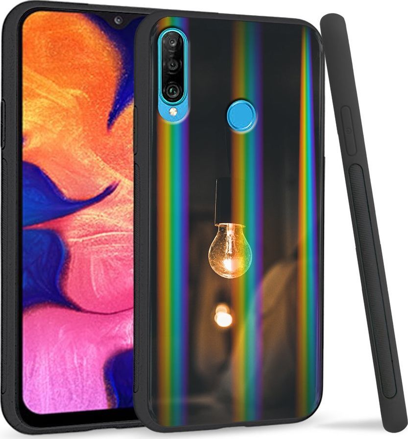 Super Fashion Etui Rainbow Series na Huawei P30 Lite Żarówka 1