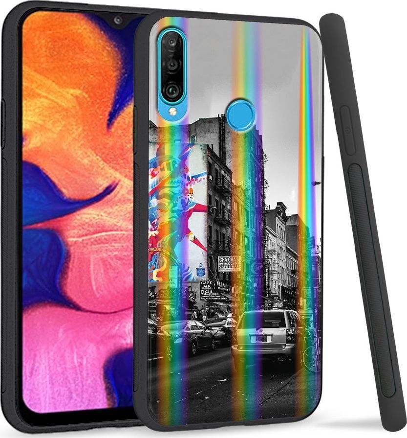 Super Fashion Etui Rainbow Series na Huawei P30 Lite Miasto 1