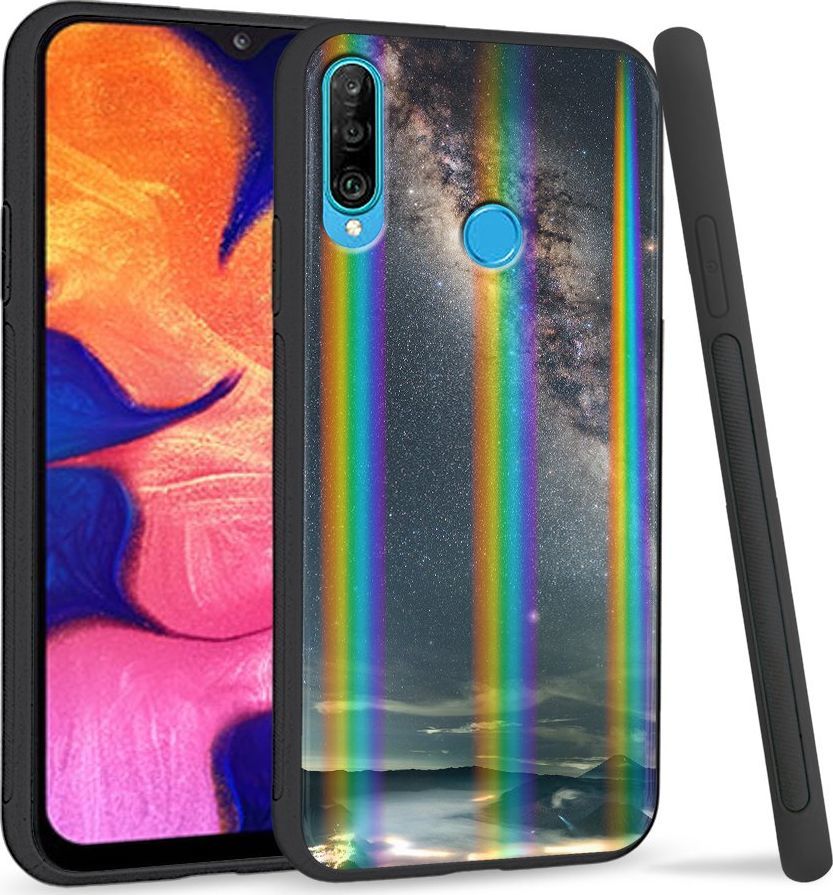 Super Fashion Etui Rainbow Series na Huawei P30 Lite Gwieździste niebo 1