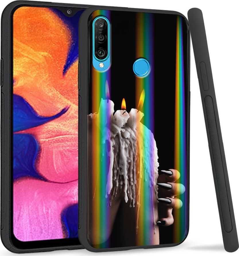 Super Fashion Etui Rainbow Series na Huawei P30 Lite Wosk 1