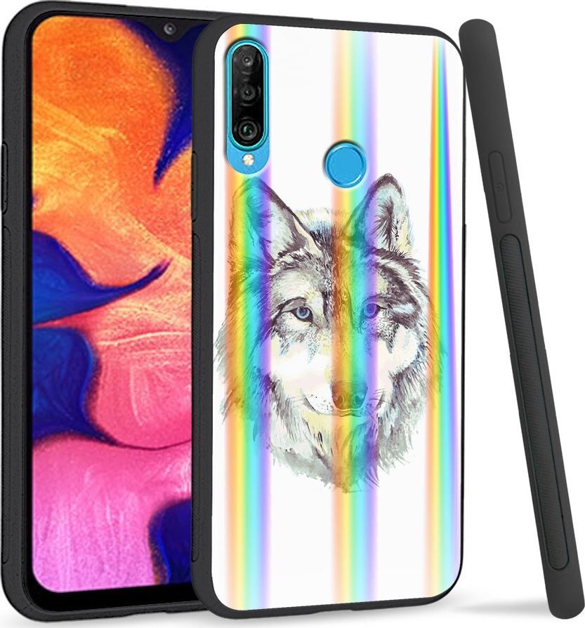 Super Fashion Etui Rainbow Series na Huawei P30 Lite Wilk 1