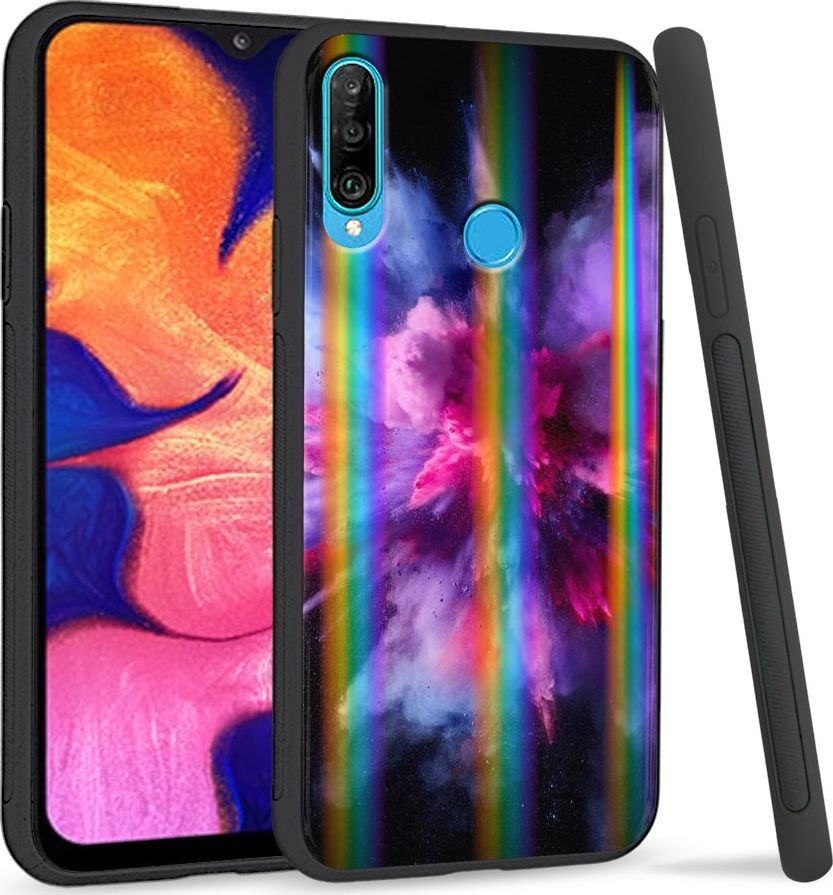 Super Fashion Etui Rainbow Series na Huawei P30 Lite Colours 1