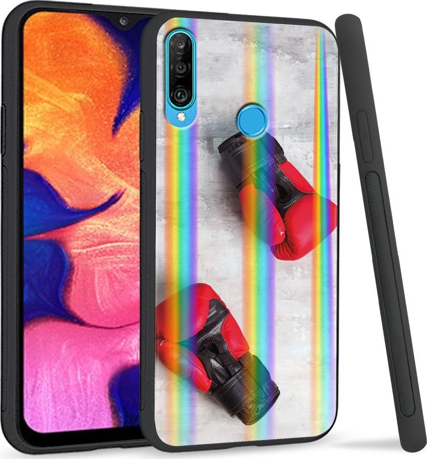 Super Fashion Etui Rainbow Series na Huawei P30 Lite Nowe rękawice 1