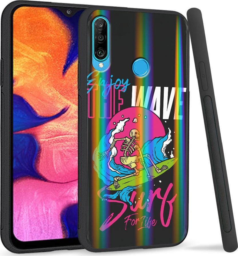 Super Fashion Etui Rainbow Series na Huawei P30 Lite Na fali 1