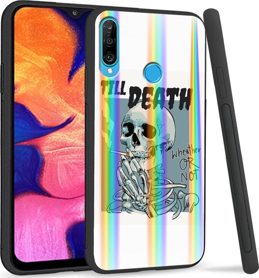 Super Fashion Etui Rainbow Series na Huawei P30 Lite Palącz 1