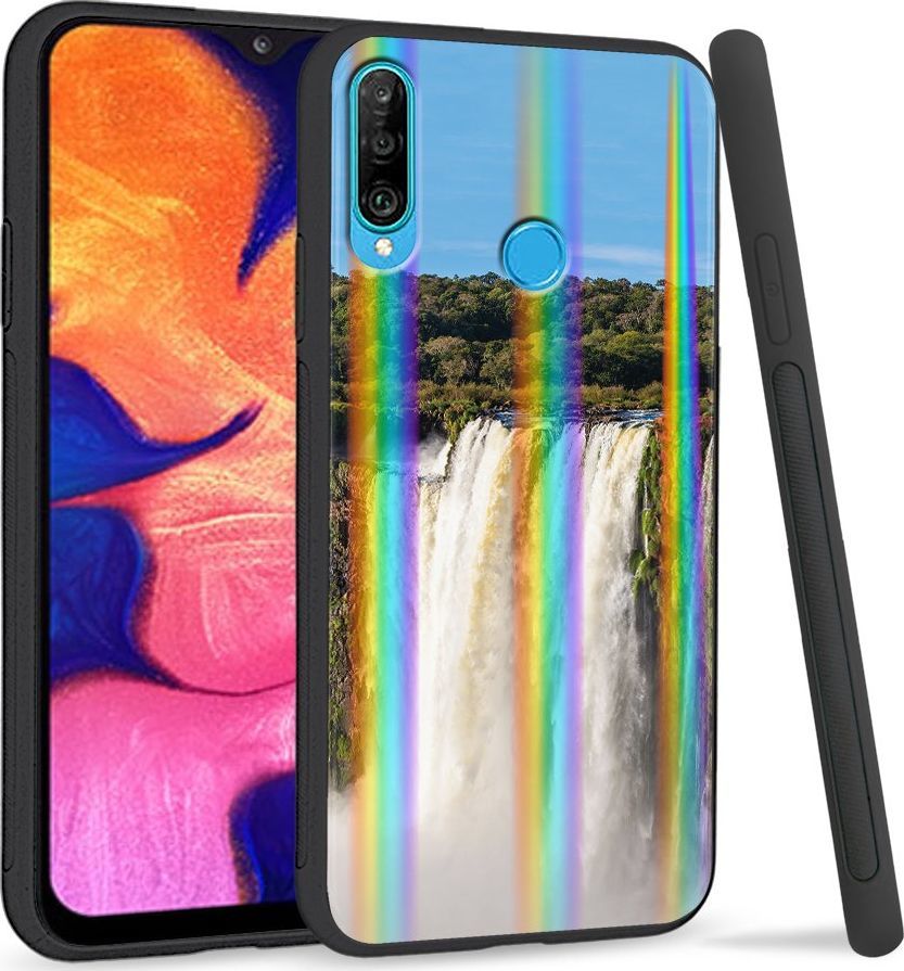 Super Fashion Etui Rainbow Series na Huawei P30 Lite Wodospady 1