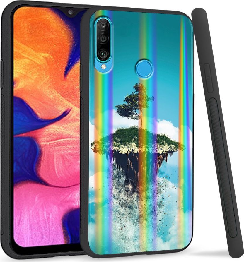 Super Fashion Etui Rainbow Series na Huawei P30 Lite Drzewo 1