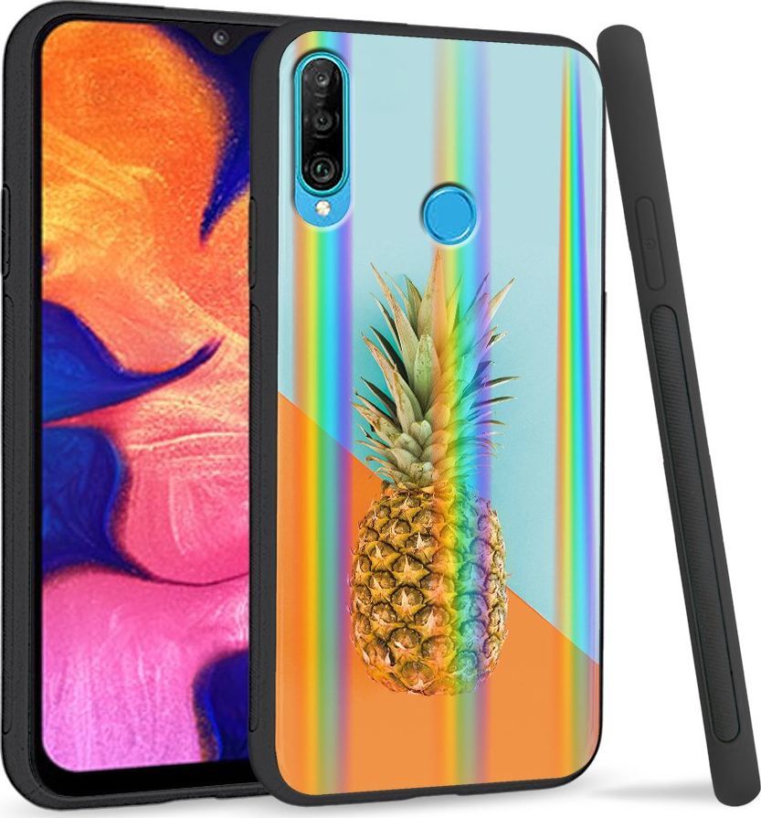 Super Fashion Etui Rainbow Series na Huawei P30 Lite Bromeliaceae 1