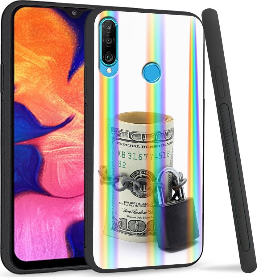 Super Fashion Etui Rainbow Series na Huawei P30 Lite Pięniądze 1