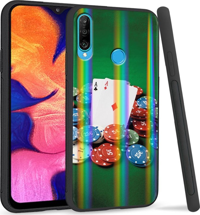 Super Fashion Etui Rainbow Series na Huawei P30 Lite Poker 1