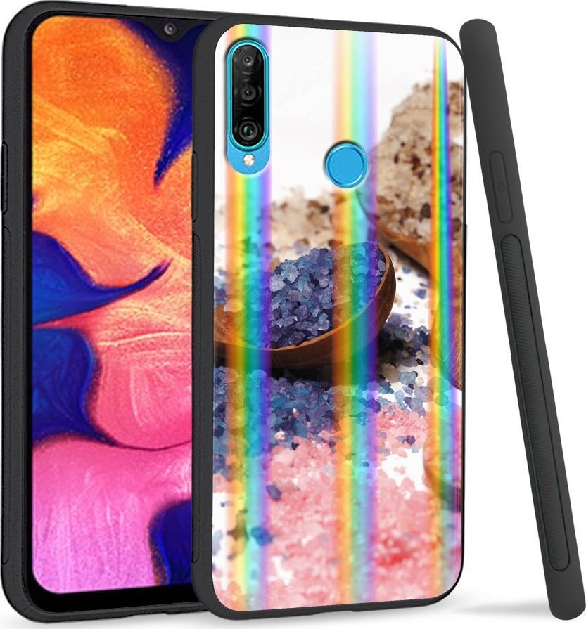 Super Fashion Etui Rainbow Series na Huawei P30 Lite Sól 1