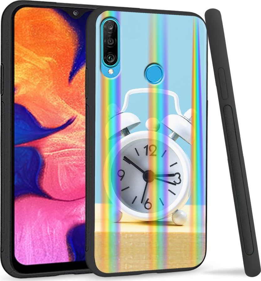 Super Fashion Etui Rainbow Series na Huawei P30 Lite Czas wstawać 1