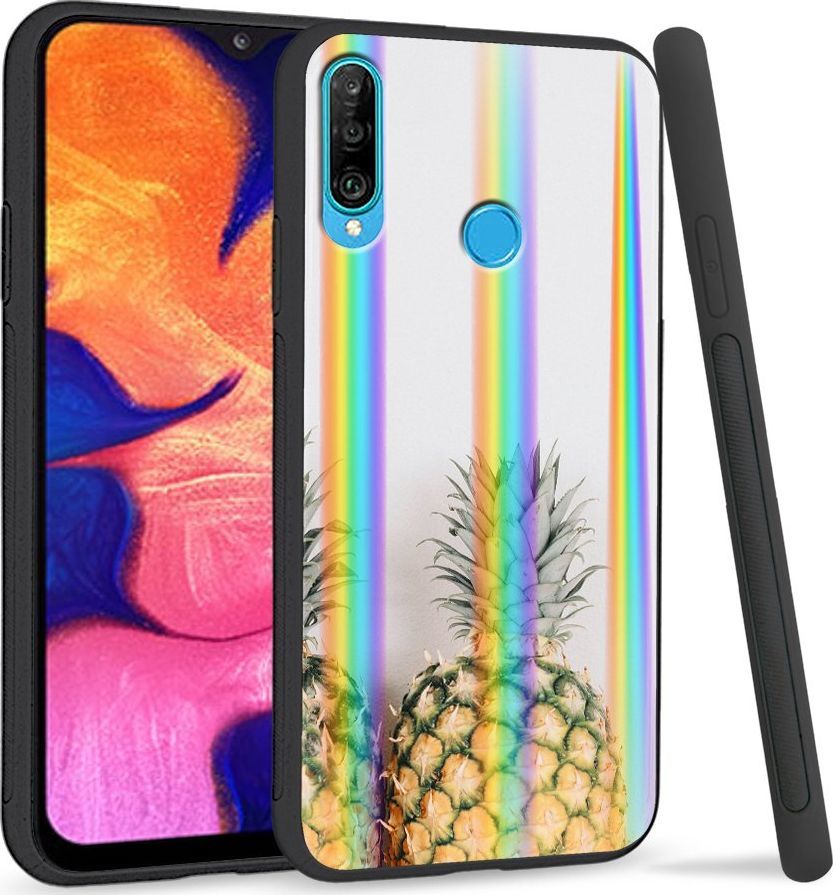 Super Fashion Etui Rainbow Series na Huawei P30 Lite Ananas 1