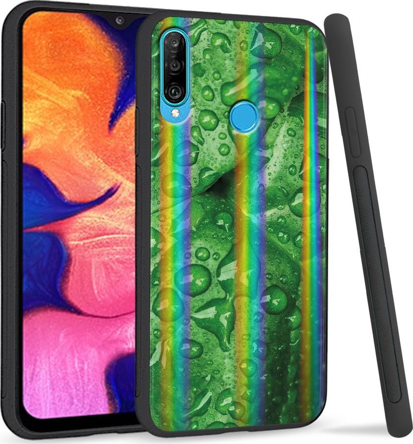Super Fashion Etui Rainbow Series na Huawei P30 Lite Krople 1