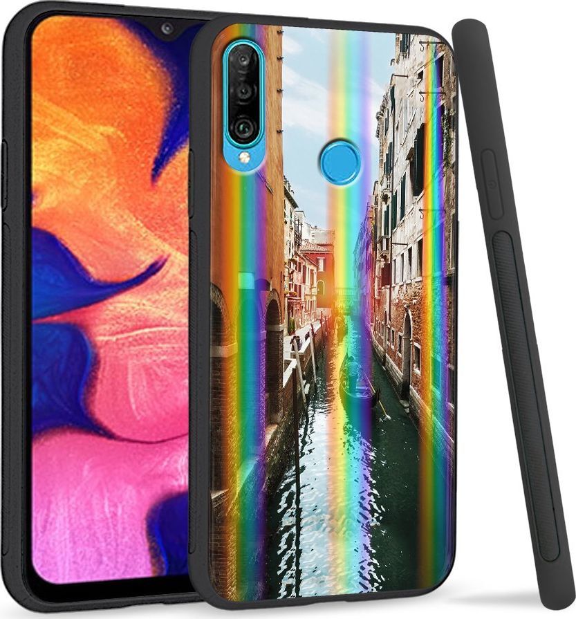 Super Fashion Etui Rainbow Series na Huawei P30 Lite Kanał w Wenecji 1
