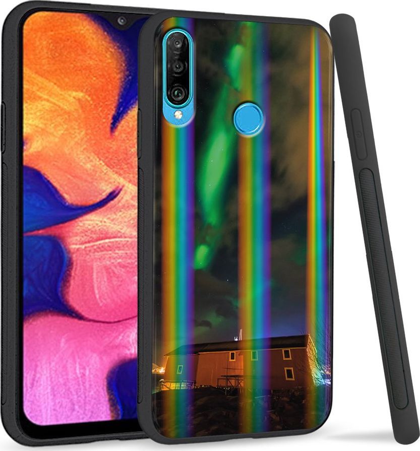 Super Fashion Etui Rainbow Series na Huawei P30 Lite Niebo 1