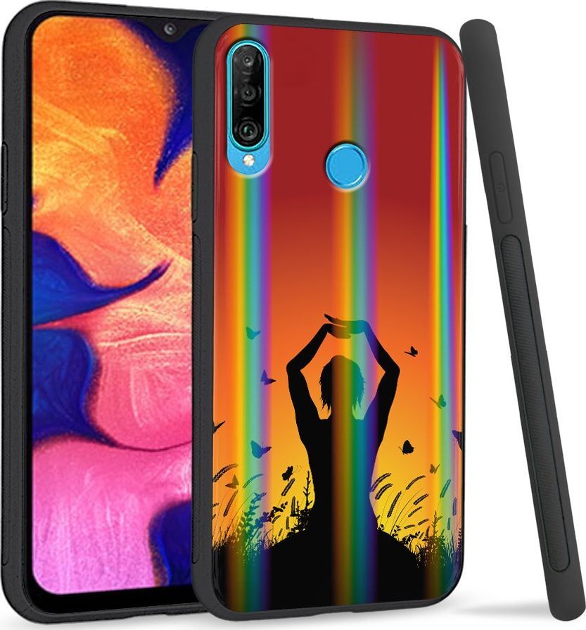 Super Fashion Etui Rainbow Series na Huawei P30 Lite Joga 1
