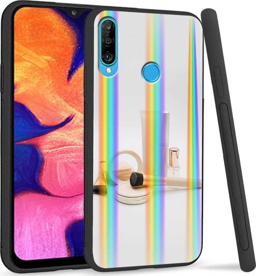 Super Fashion Etui Rainbow Series na Huawei P30 Lite Kosmetyki 1