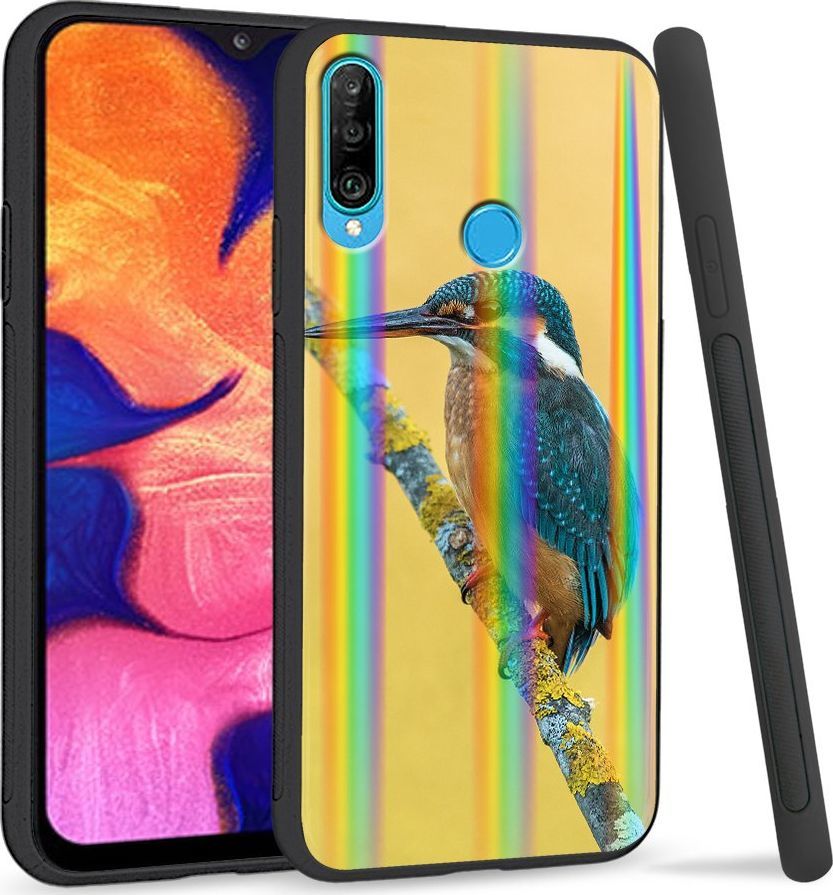 Super Fashion Etui Rainbow Series na Huawei P30 Lite Zimorodek 1