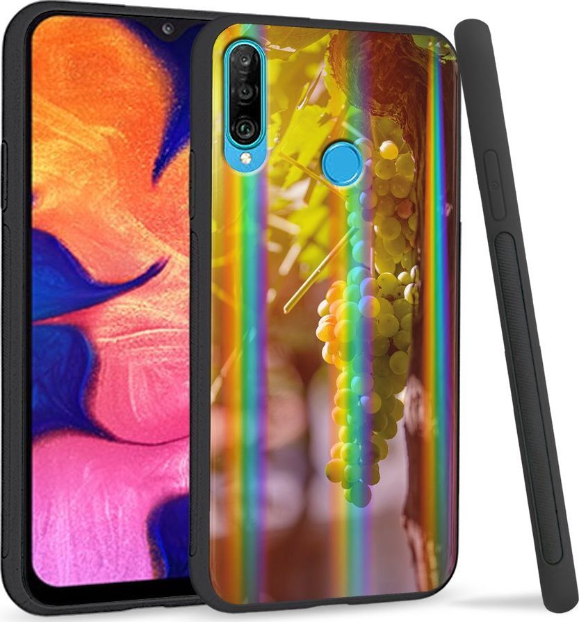 Super Fashion Etui Rainbow Series na Huawei P30 Lite Kiść winogron 1