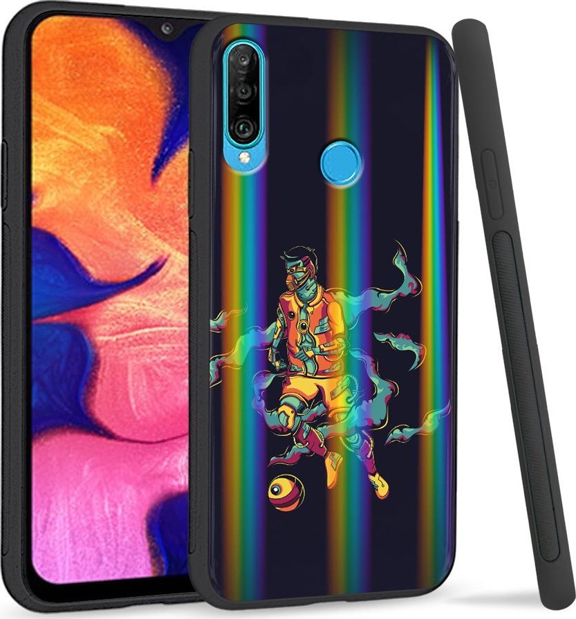 Super Fashion Etui Rainbow Series na Huawei P30 Lite Kosmiczna gra 1