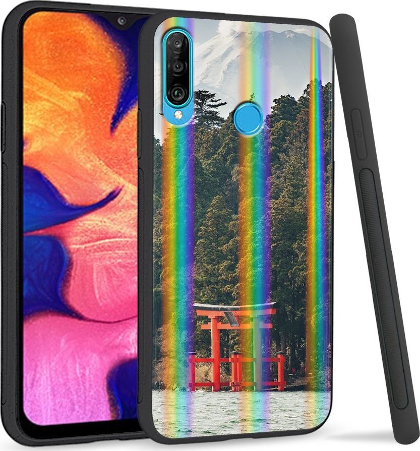 Super Fashion Etui Rainbow Series na Huawei P30 Lite Leśna przystań 1