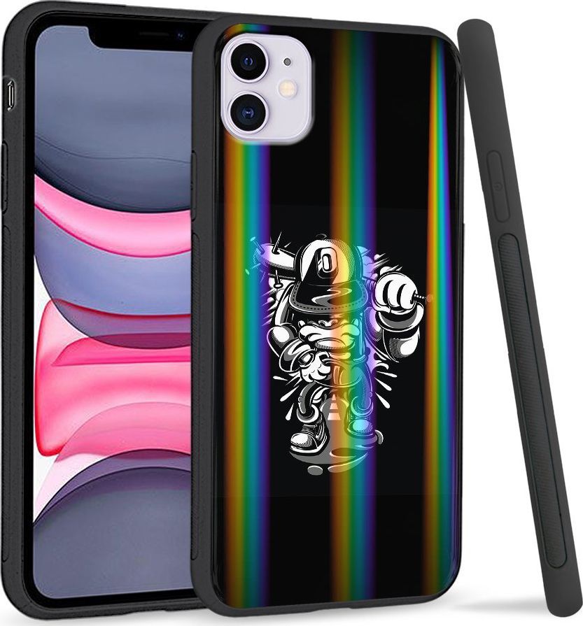 Super Fashion Etui Rainbow Series na Apple iPhone 11 Małpa gangster 1